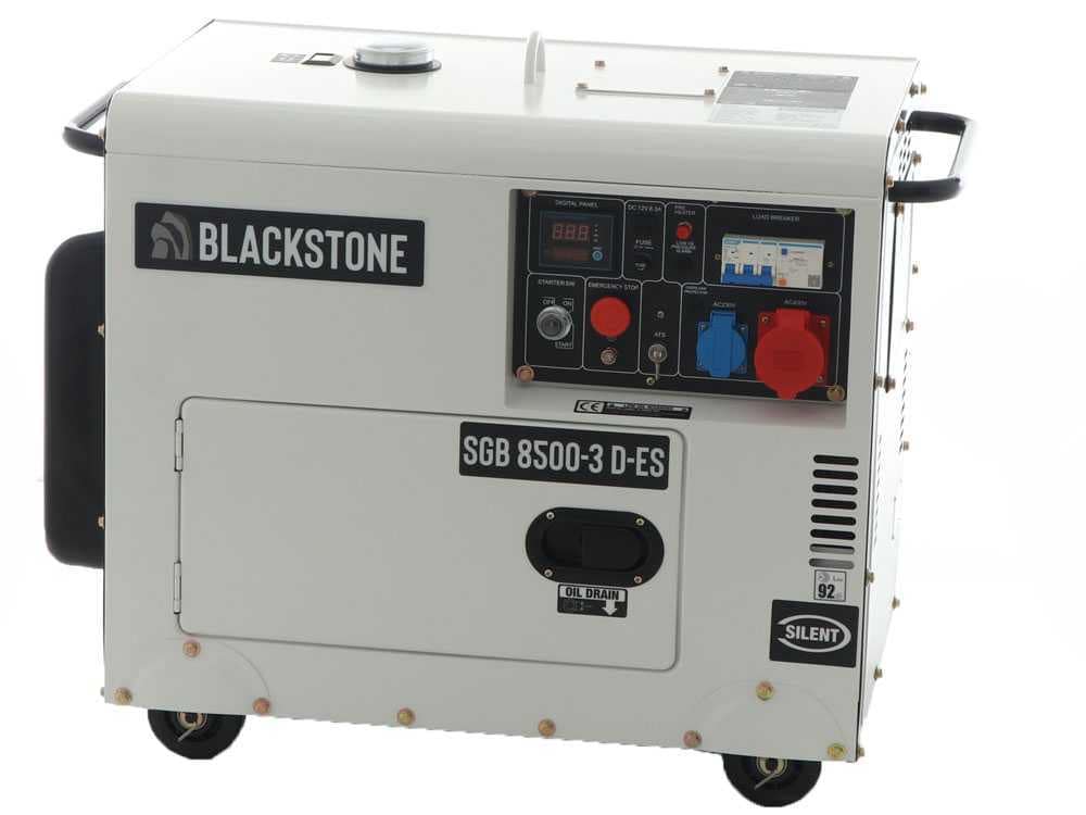 Blackstone SGB 8500 Silenced Diesel Generator- 3 Phase