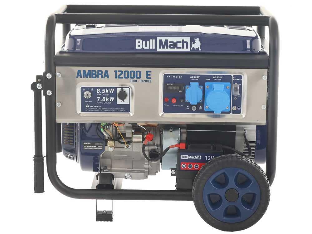 BullMach Ambra 12000E 8.5KW Wheeled Petrol Generator
