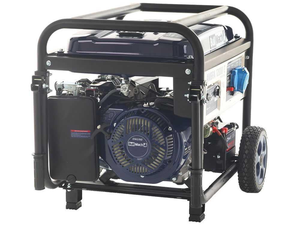 BullMach Ambra 12000E 8.5KW Wheeled Petrol Generator - Image 3